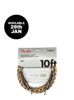 Fender Professional Series Instrument Cable 10ft - Desert Camo