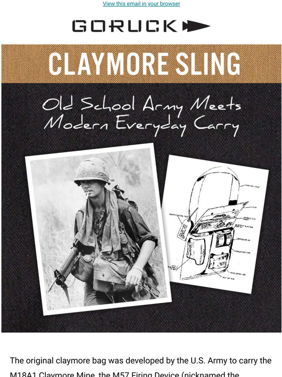 goruck claymore sling