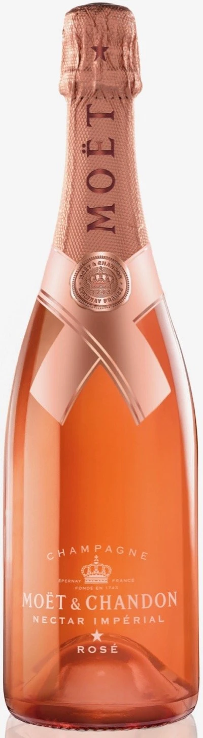 Moet & Chandon Nectar Imperial Rose Luminous (Light Up Bottle