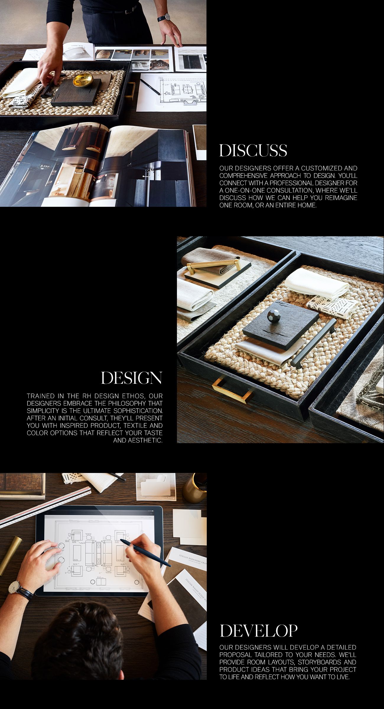 Restoration Hardware A Benefit of RH Membership Complimentary Design