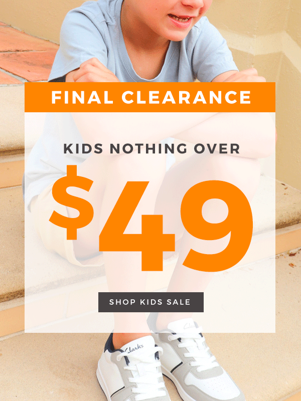 clarks clearance kids