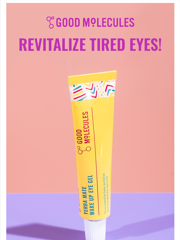 good molecules yerba mate wake up eye gel