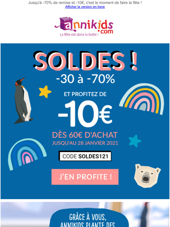 10€ en plus des SOLDES, ça vous dit ?
