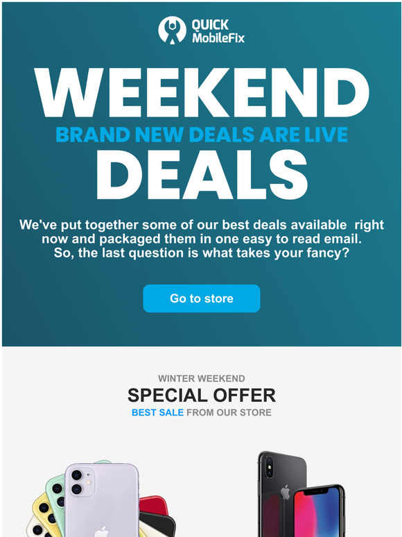 Weekend Phone Deals Have Arrived 👀🔥