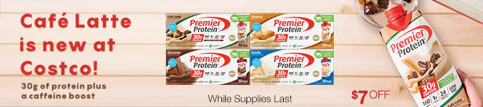 Cafe Latte is new at Costco! Premier Protein