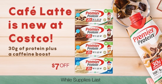 Cafe Latte is new at Costco! Premier Protein