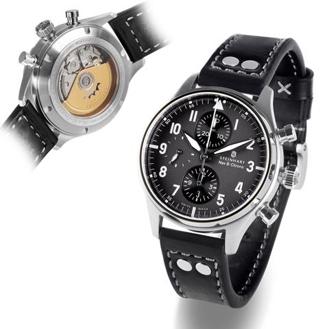 Fliegeruhr NAV.B-CHRONO 42 CLASSIC A-TYPE BLACK