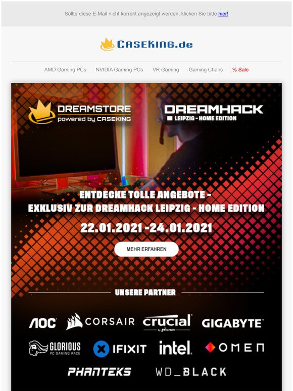 👑 DreamStore für DreamHack Leipzig powered by Caseking