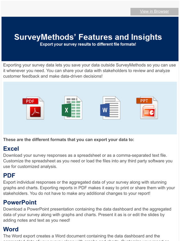 Survey File Format SurveyMethods: SurveyMethods: Export your survey results to different ...