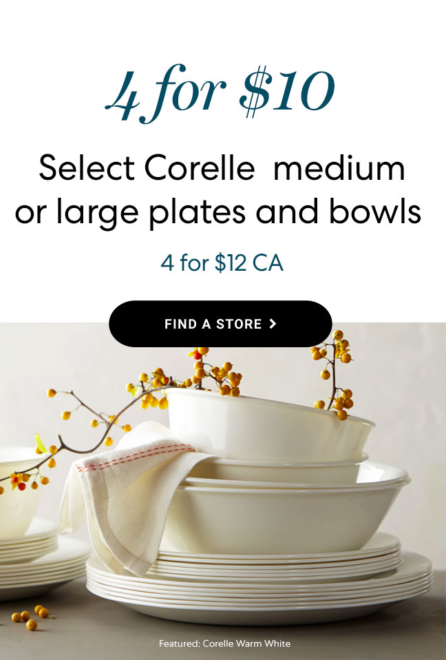 Corningware Corelle &amp; More Outlets: Calling all Corelle fans | Milled
