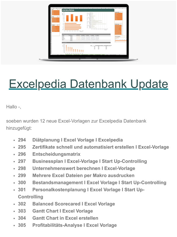 +300 Vorgefertigte Excel Vorlagen 💥