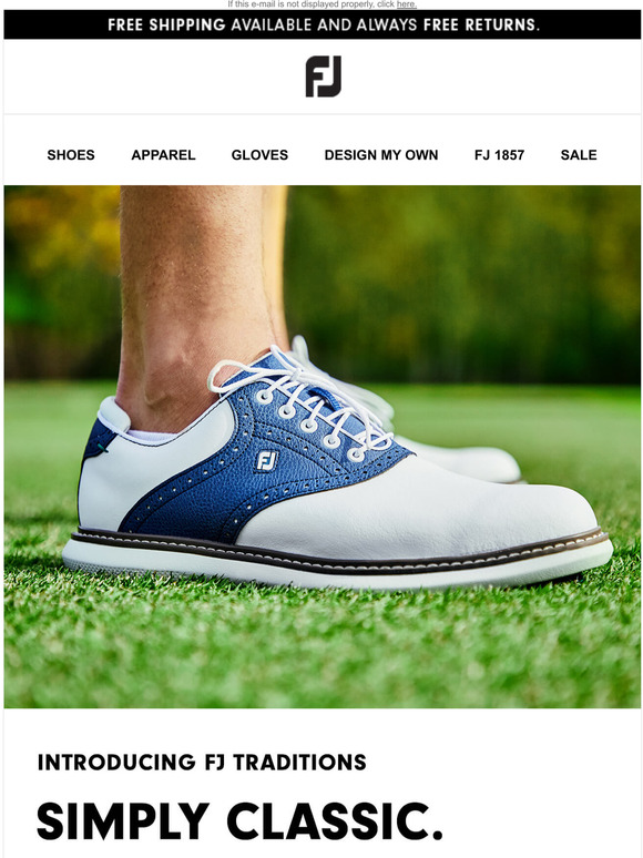 FootJoy: Introducing the New FJ Traditions | Milled