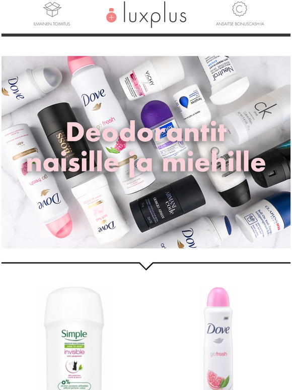10 deodoranttia, jotka todella toimivat! Meidän suosikkimme