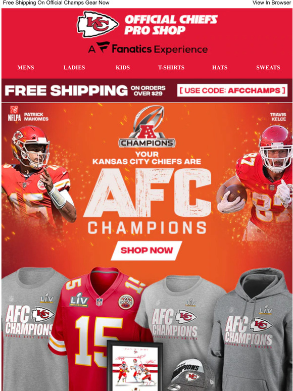 afc chiefs gear