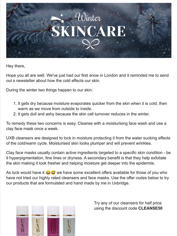 Cleansers & Face Masks