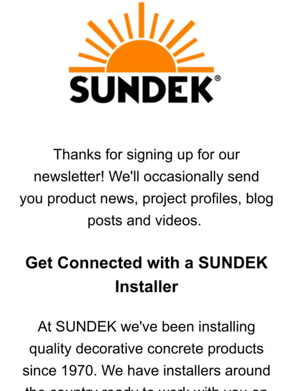 Thanks for signing up!