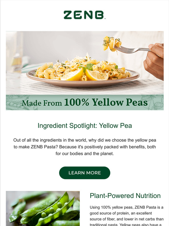 ZENB Meet the 🌟 Ingredient Behind ZENB Pasta Milled