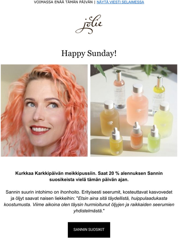 🎁Lahja kaikkiin yli 60 euron tuoteostoksiin