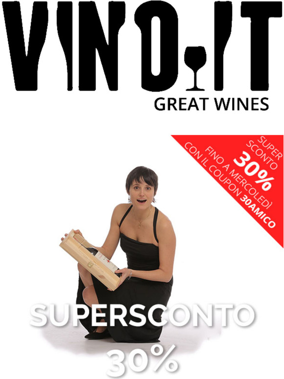 OFFERTA RISERVATA -30% SU TUTTO!