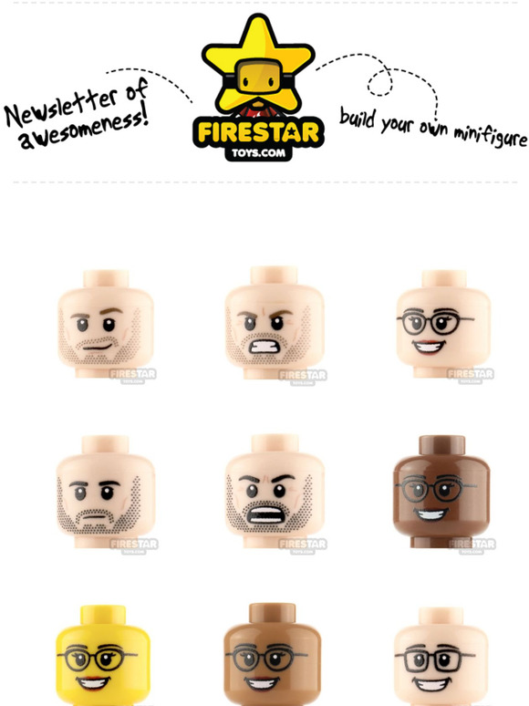 Firestar Toys Express yourself with new custom printed minifigure