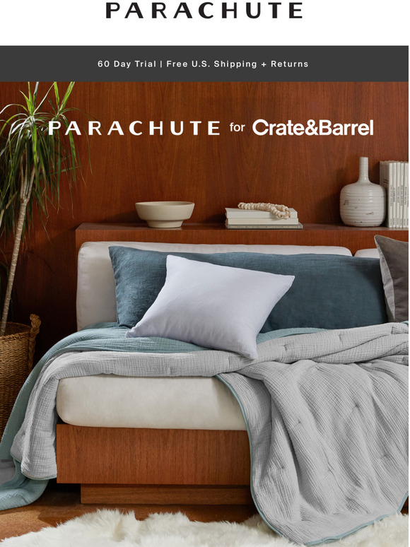 Parachute Introducing The Crate & Barrel Collab Milled