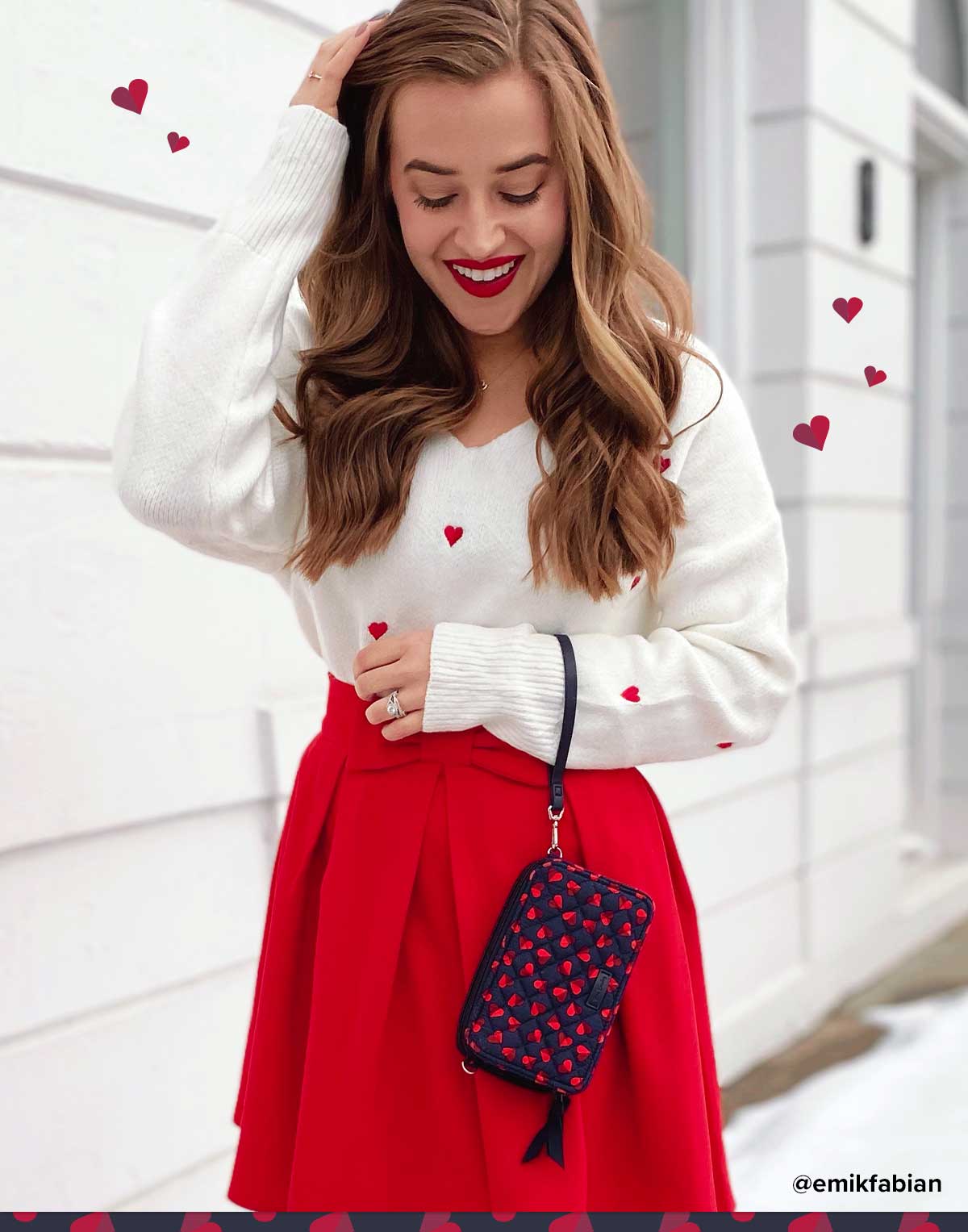 vera bradley sweet hearts tote