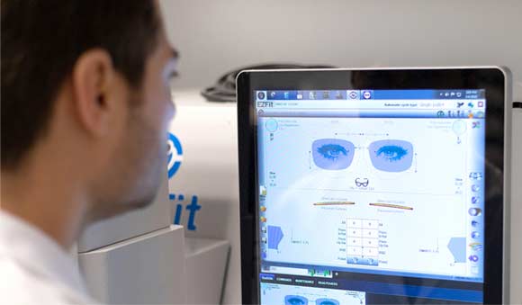Lab Technicians Replacing Frames