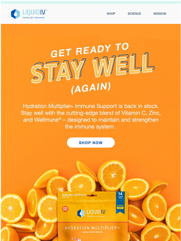 Liquid IV Immune Support is back!!!! Milled