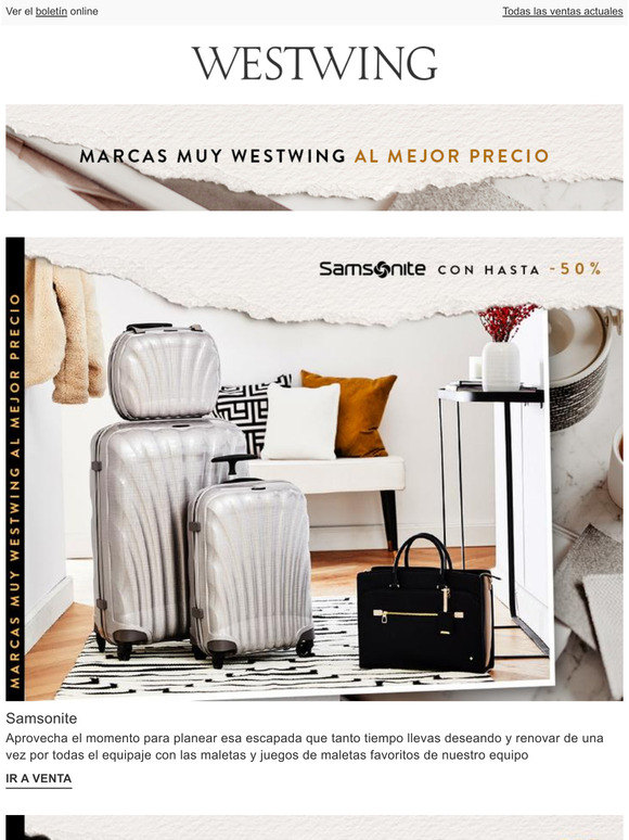 samsonite venta online