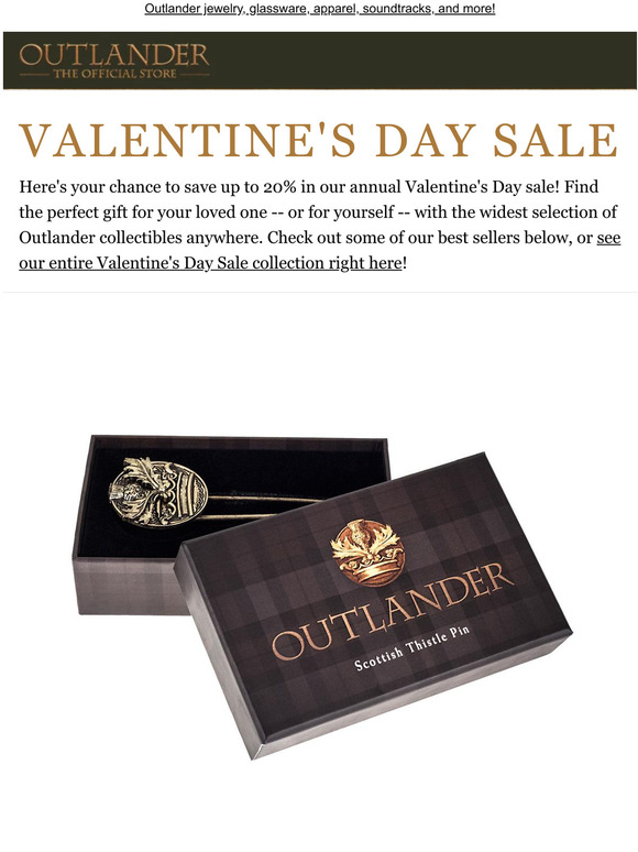 Save up to 20% in our Valentine's Day sale!