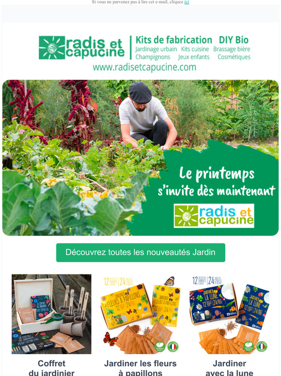 Le printemps s'invite déjà chez Radis et Capucine