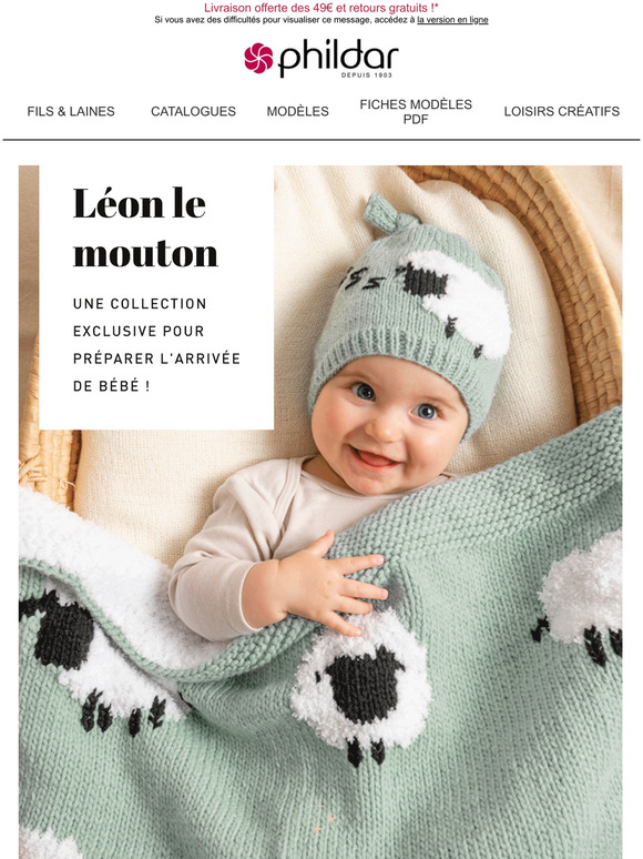 Phildar Collection Layette 5 Modeles Intemporels Et Remplis De Malice Milled