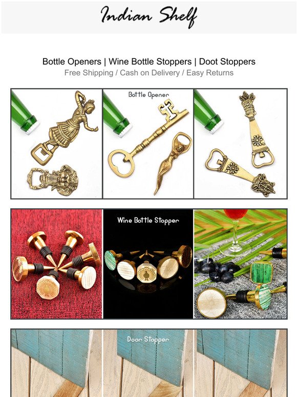Get Up To 25% Discount On Bottle Openers & Bottle Stoppers