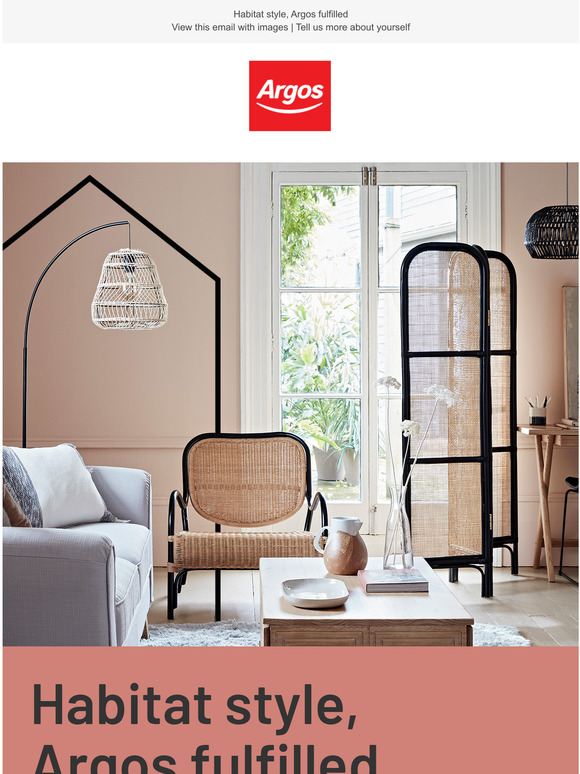 argos.co.uk Habitat, now part of the family... Milled