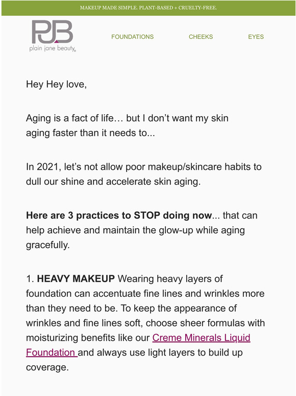 3 Makeup Habits That Age Our Skin...