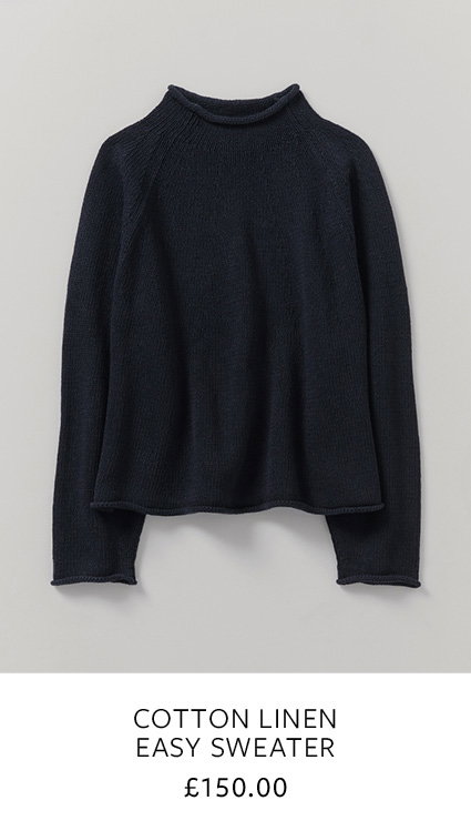 Cotton Linen Easy Sweater