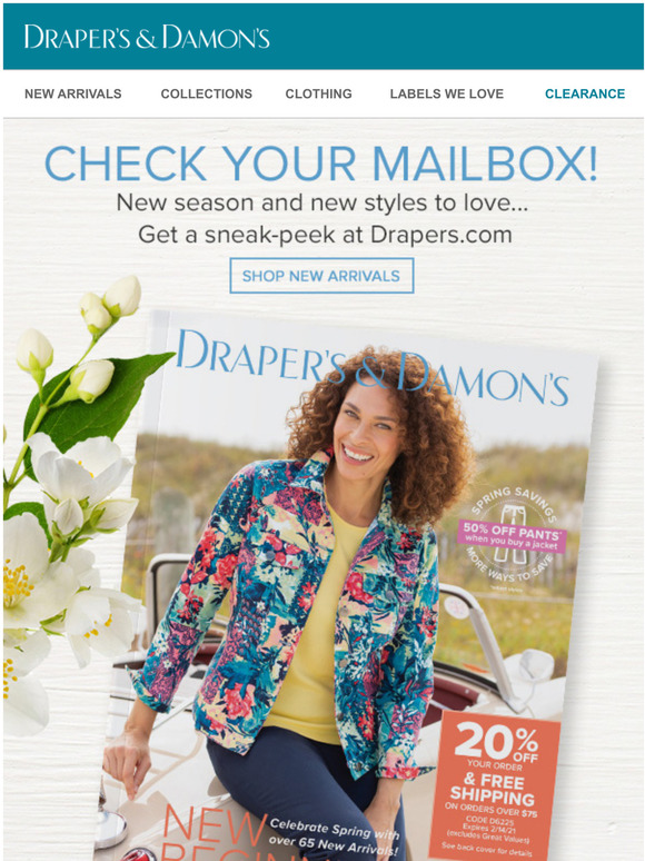Drapers and Damon's Check Your Mailbox Spring Is On The Way! Milled