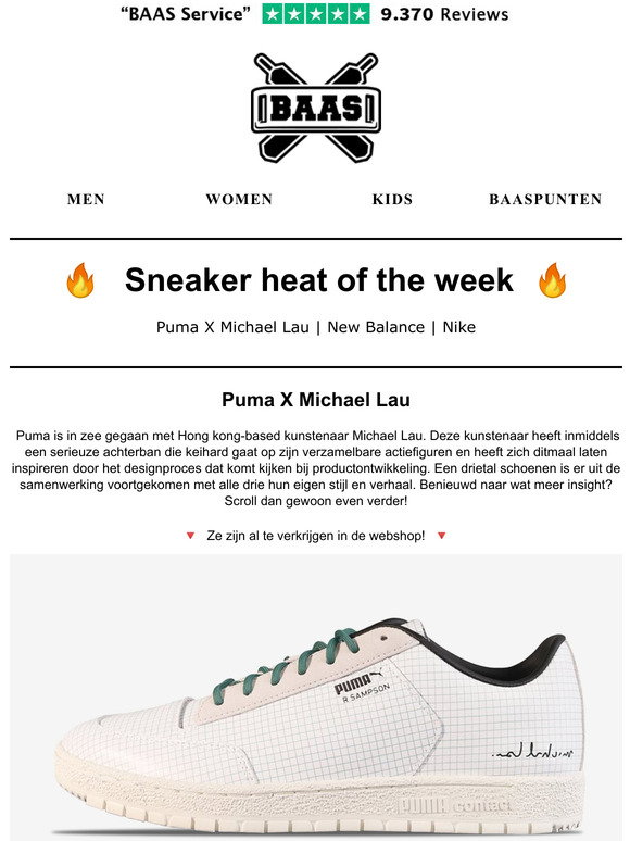 Sneaker Baas Uk: New sneaker heat 🔥 - Puma X Michael Lau - Check de  website voor de nieuwste releases | Milled