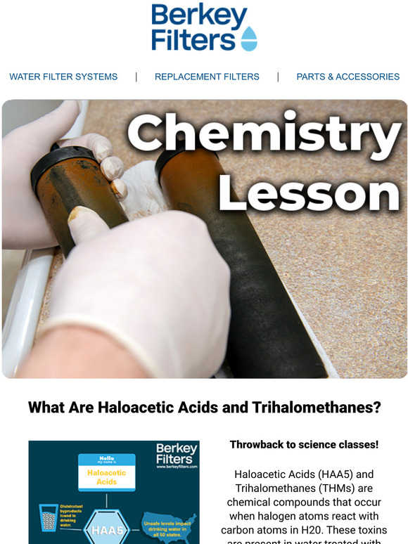 Berkey Filters 🔬👨‍🔬 Can Berkey Remove HAA5? Milled