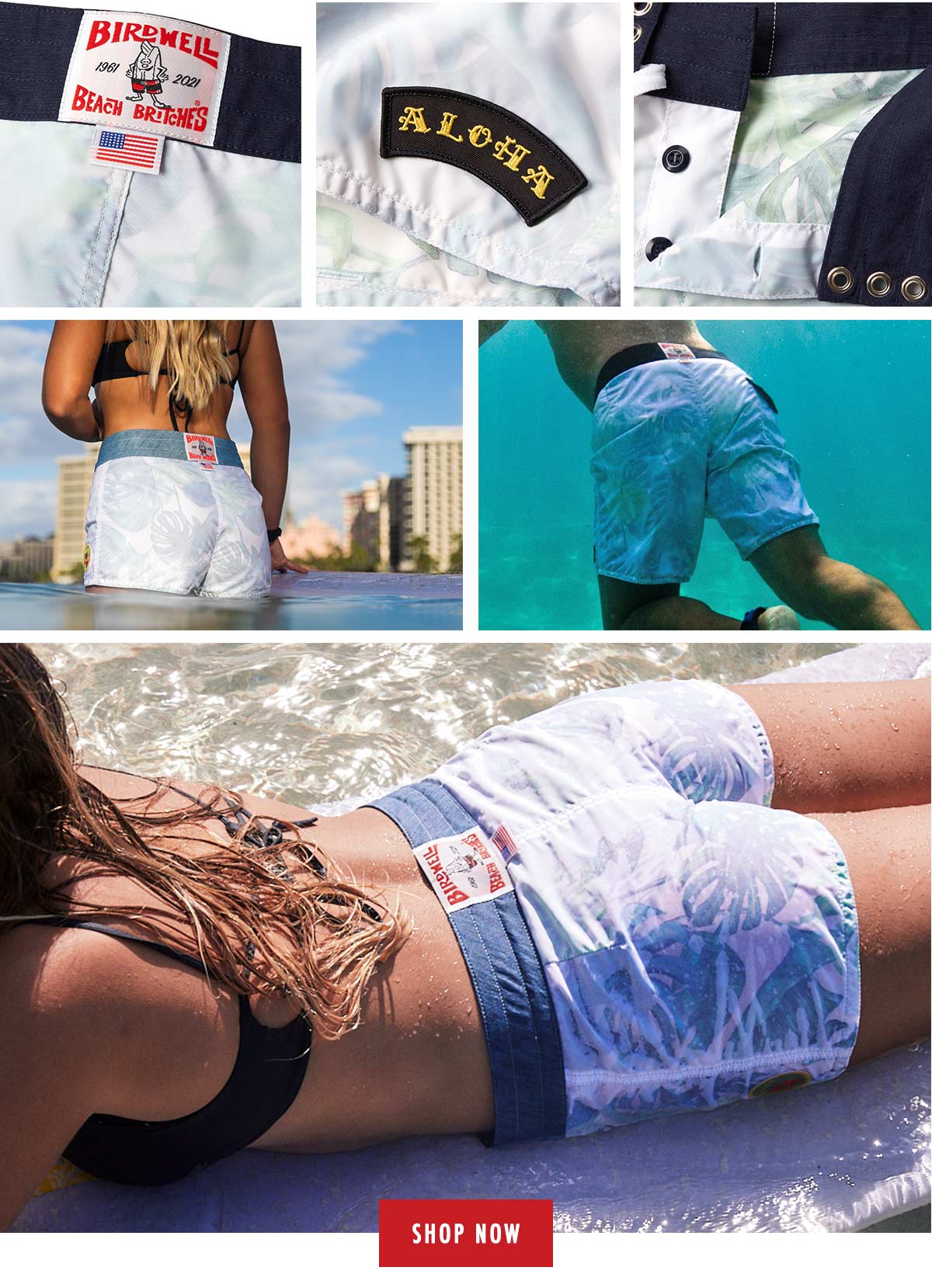 Birdwell Beach Britches: Top shorts, fresh print. | Milled