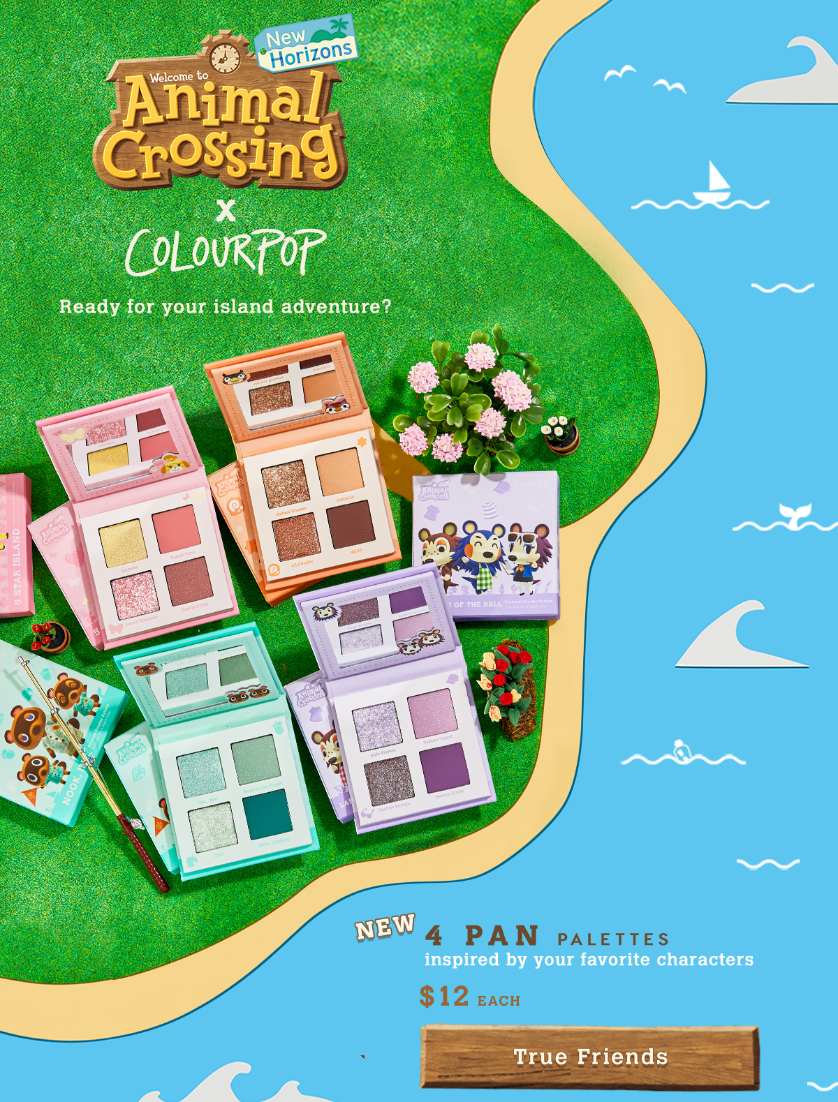 ColourPop: 🏝 ColourPop x Animal Crossing™: New Horizons is HERE! 🏝