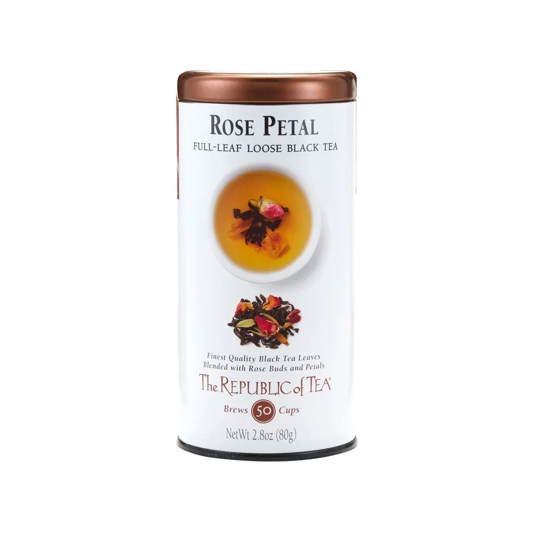 Image of The Republic of Tea Rose Petal Full-Leaf, 2.8oz