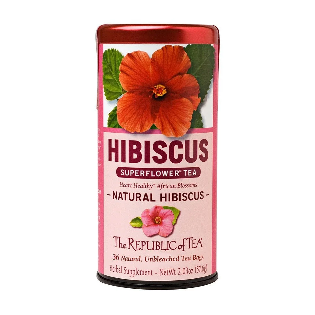 Image of The Republic of Tea Natural Hibiscus Tea Bags 36 Ct.