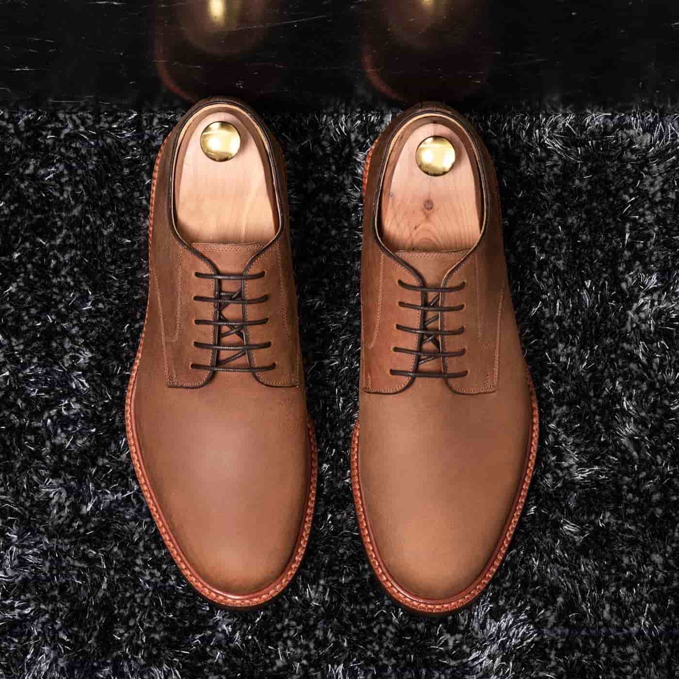 Dunham Derbies - Pull Up Leather