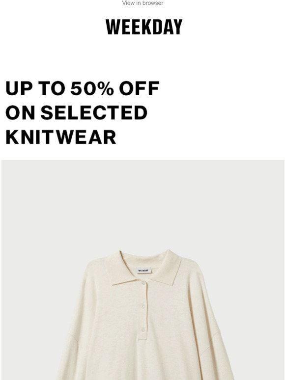 weekday knitwear