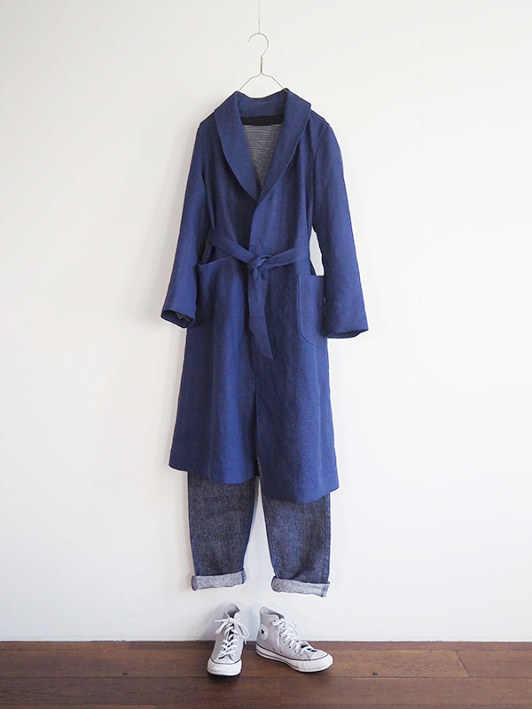 Fog Linen Work: 37 西館美奈さんのリネンローブ・新しいカラーでのご