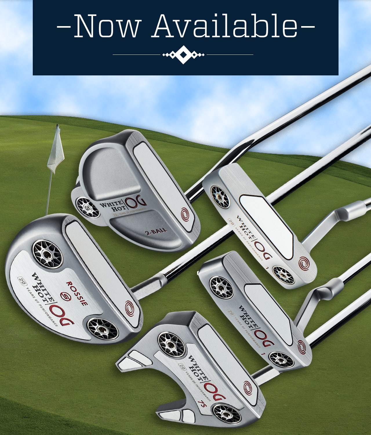 Golf Galaxy Available Now! Odyssey White Hot OG Putters Milled