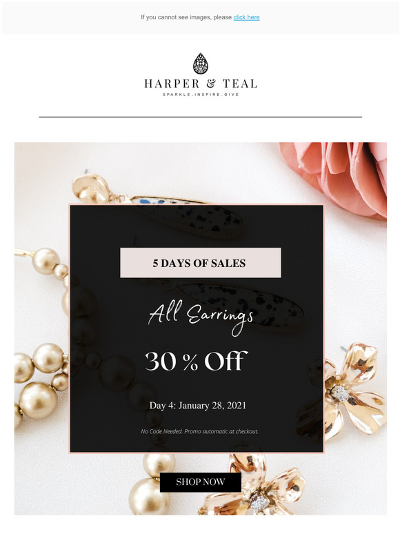 Today Only: 30% Off All Earrings  ✨