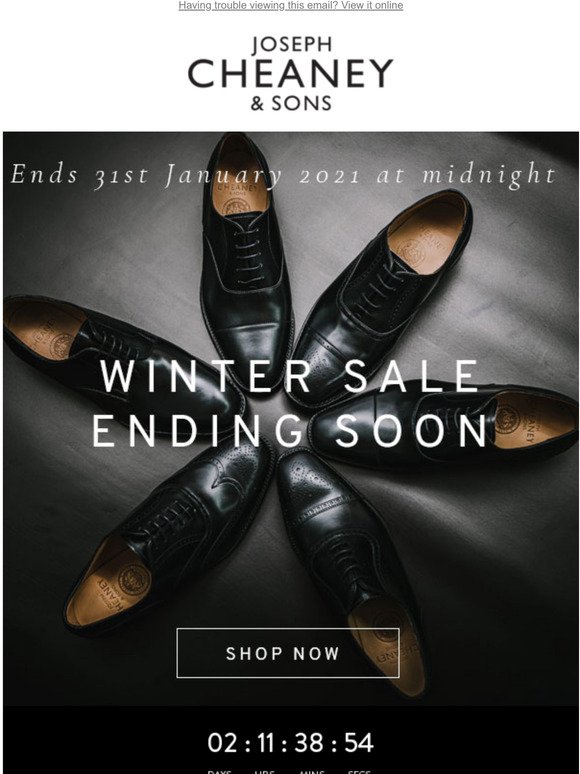 cheaney winter sale