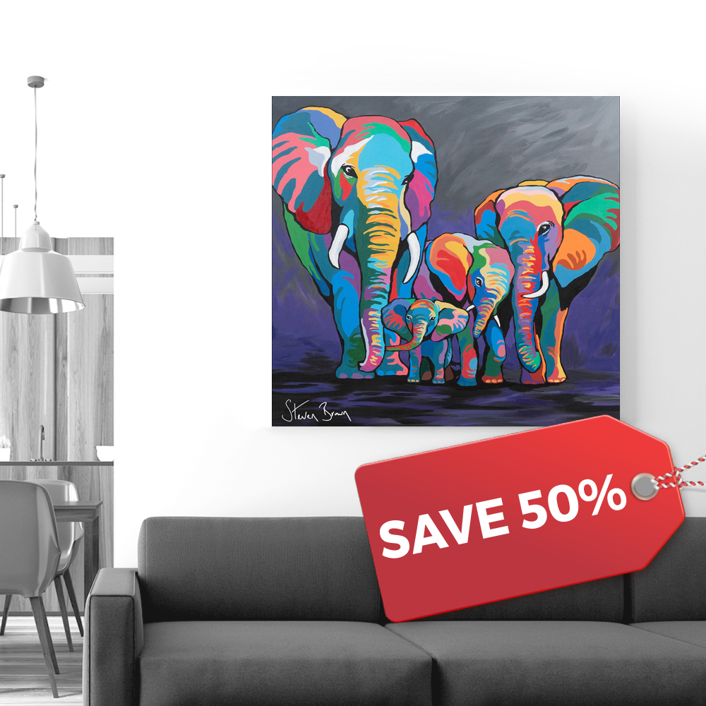 Allan & Jackie McZoo - Canvas Prints - Large 30'' x 30''